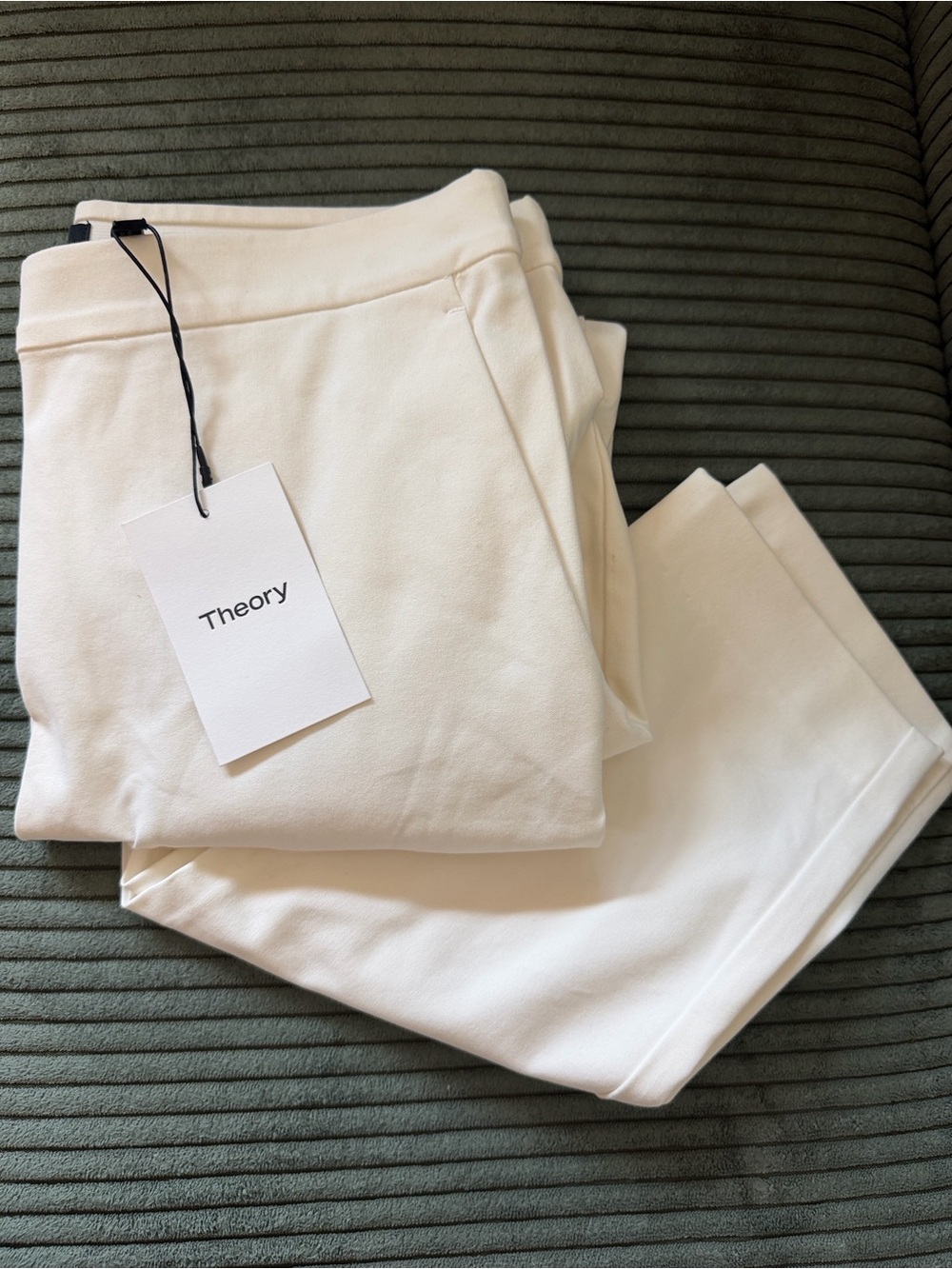 Theory Thaniel Ivory Pants